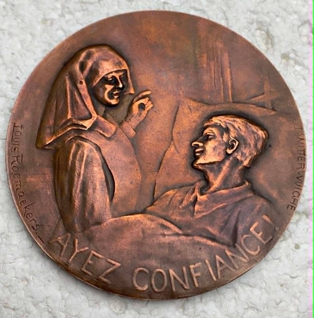 Medaille, Penning Oeuvre Belge Contre Tuberculose (Op naam), Enlèvement ou Envoi, Bronze