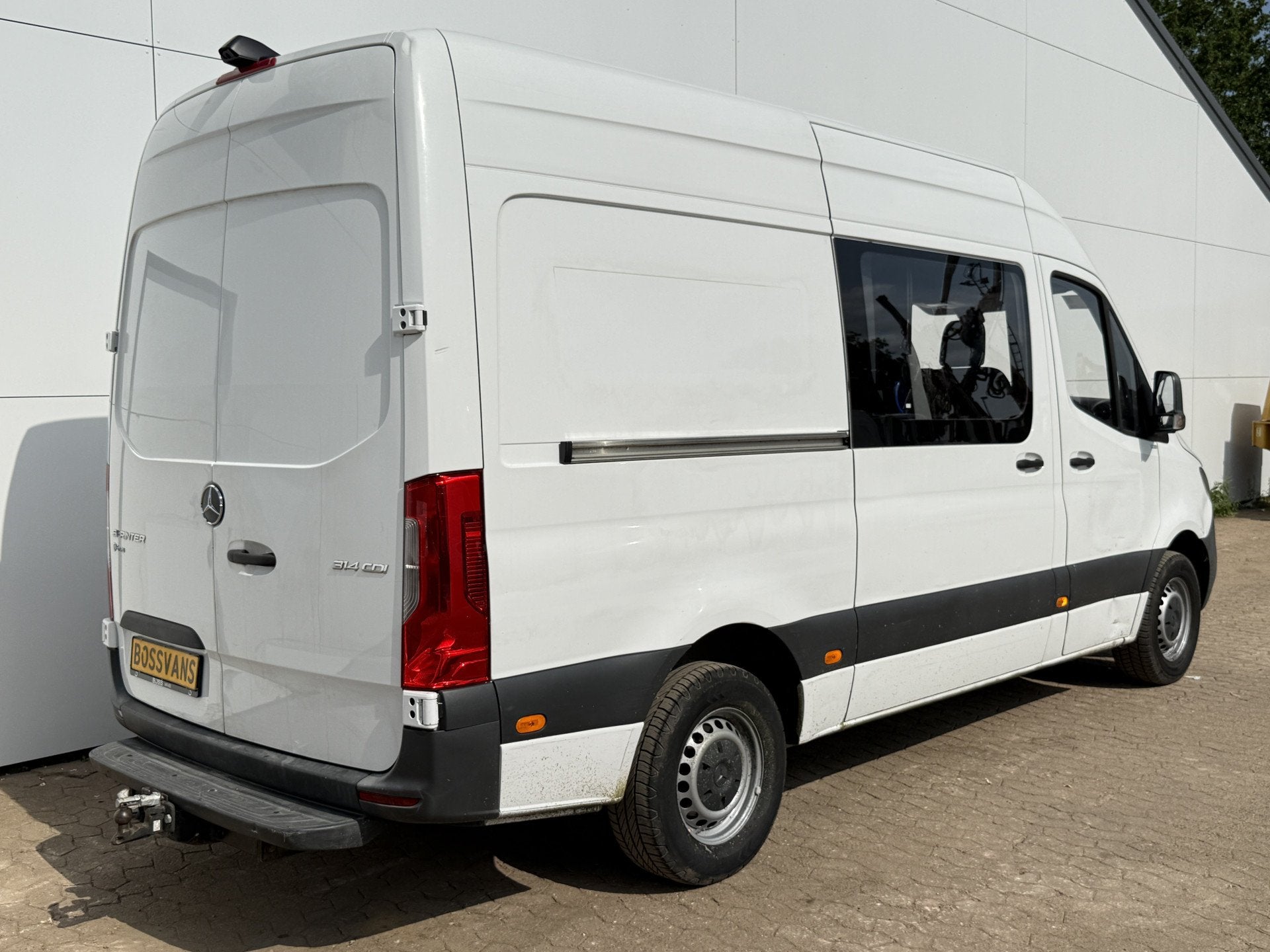 Mercedes-Benz Sprinter 314 2.2 CDI Automaat L2H2 Dubbele Cab, Automaat, Gebruikt, Zwart, 4 cilinders