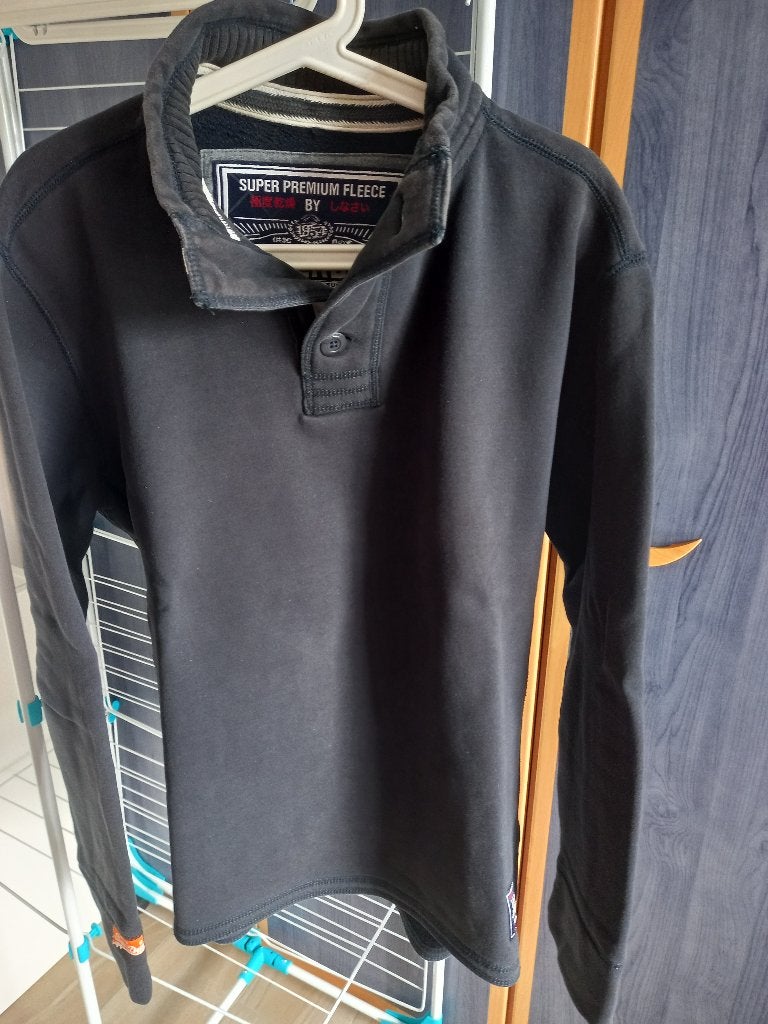 Polar Superdry, Vêtements | Hommes, Pulls & Vestes, Enlèvement ou Envoi, Taille 56/58 (XL), Porté, Bleu