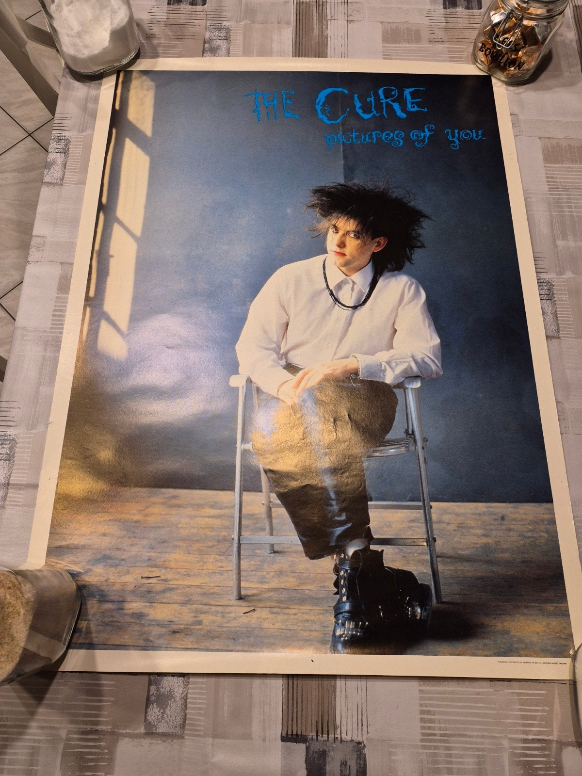 Vintage poster The Cure, Ophalen of Verzenden