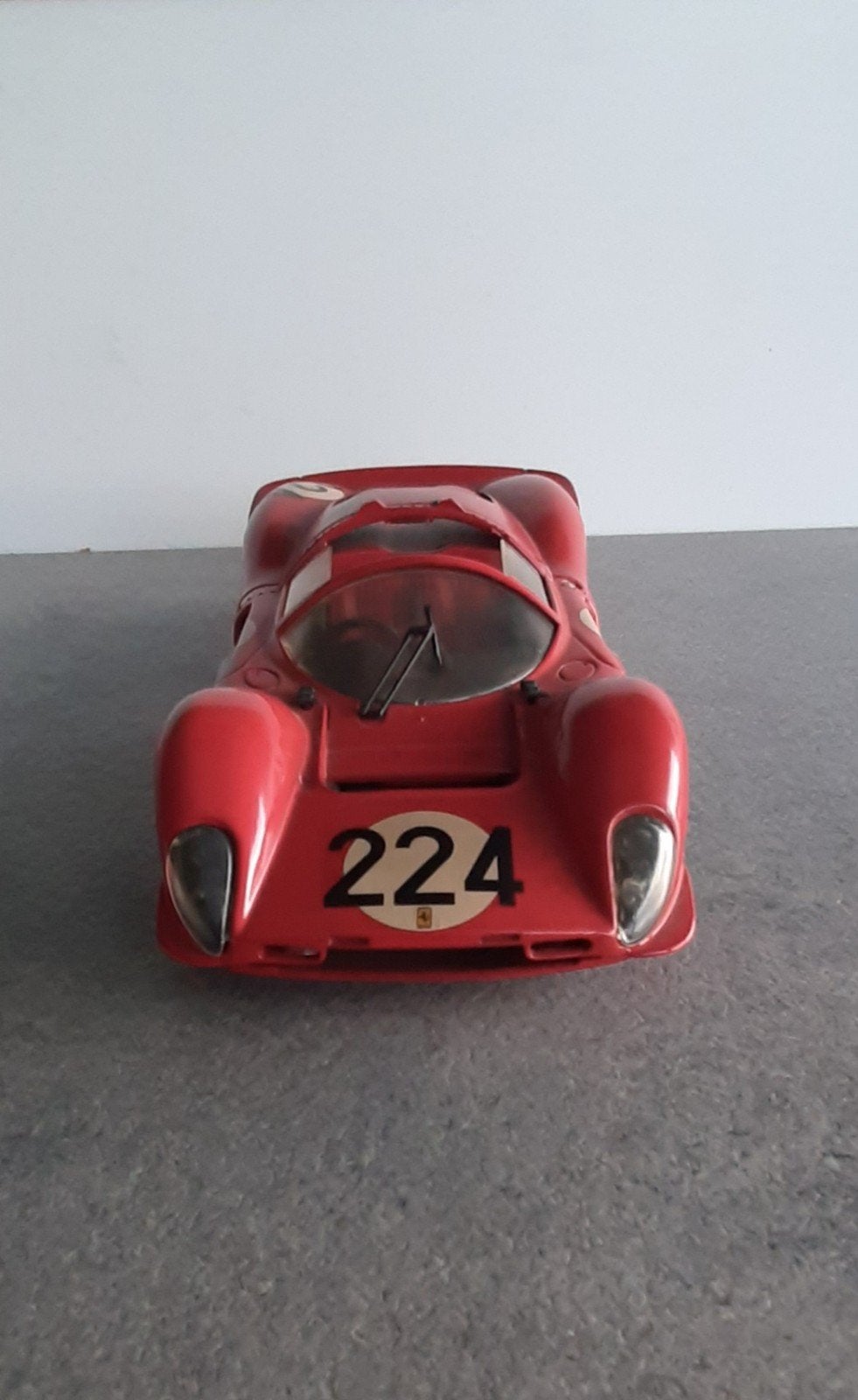 Ferrari 330 P4 avec numéro de départ 224, Enlèvement
