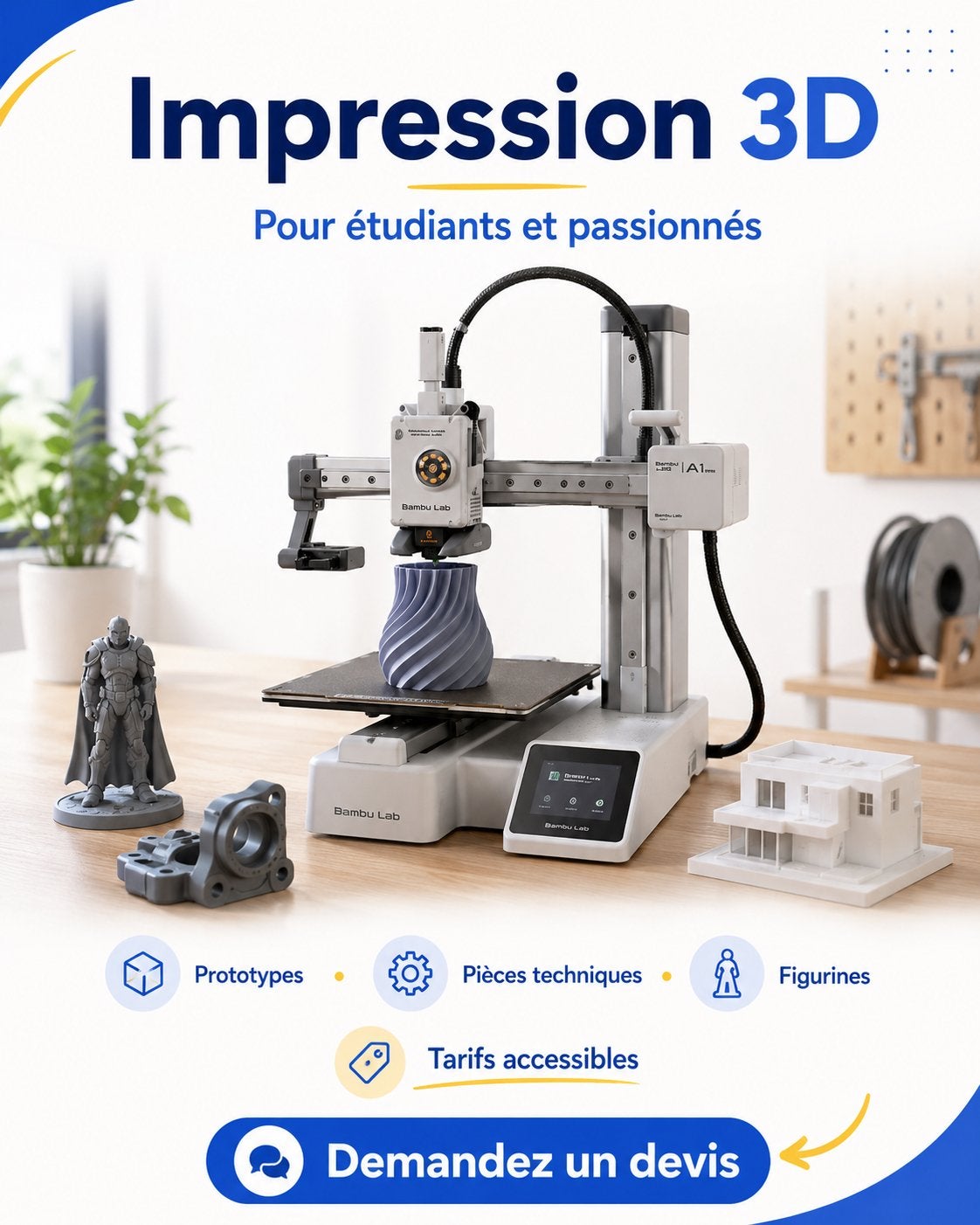 Service d’impression 3D, Informatique & Logiciels, Enlèvement, Comme neuf