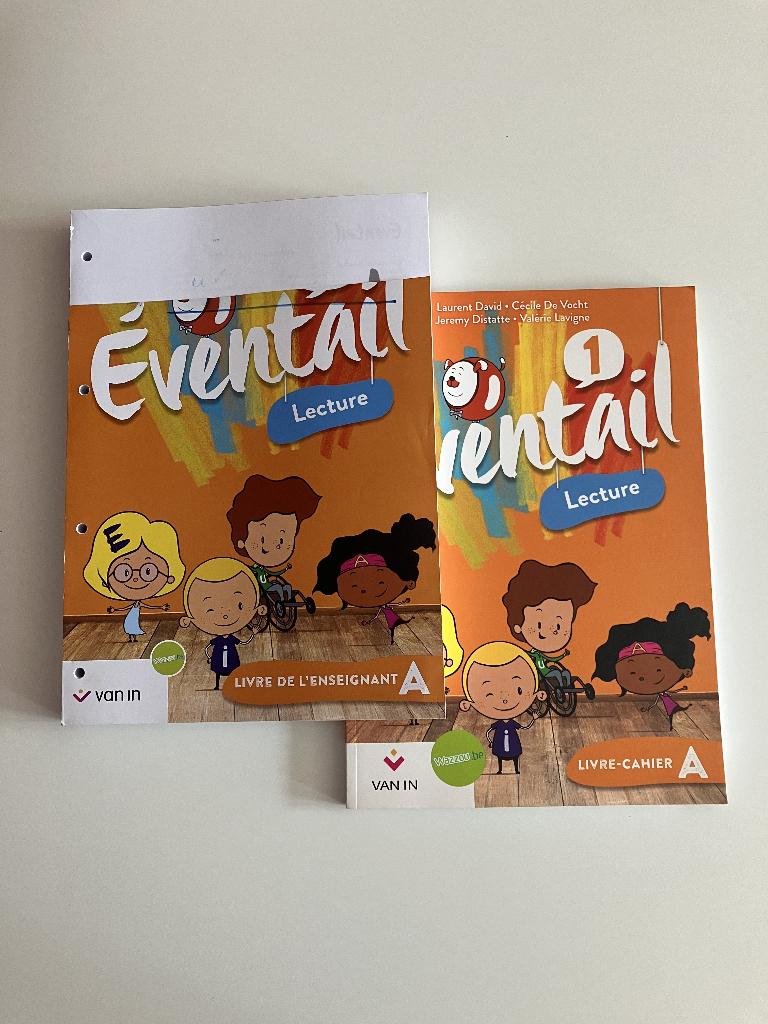 Lot Eventail lecture 1A (guide enseignant + cahier), Boeken, Ophalen of Verzenden, Nieuw