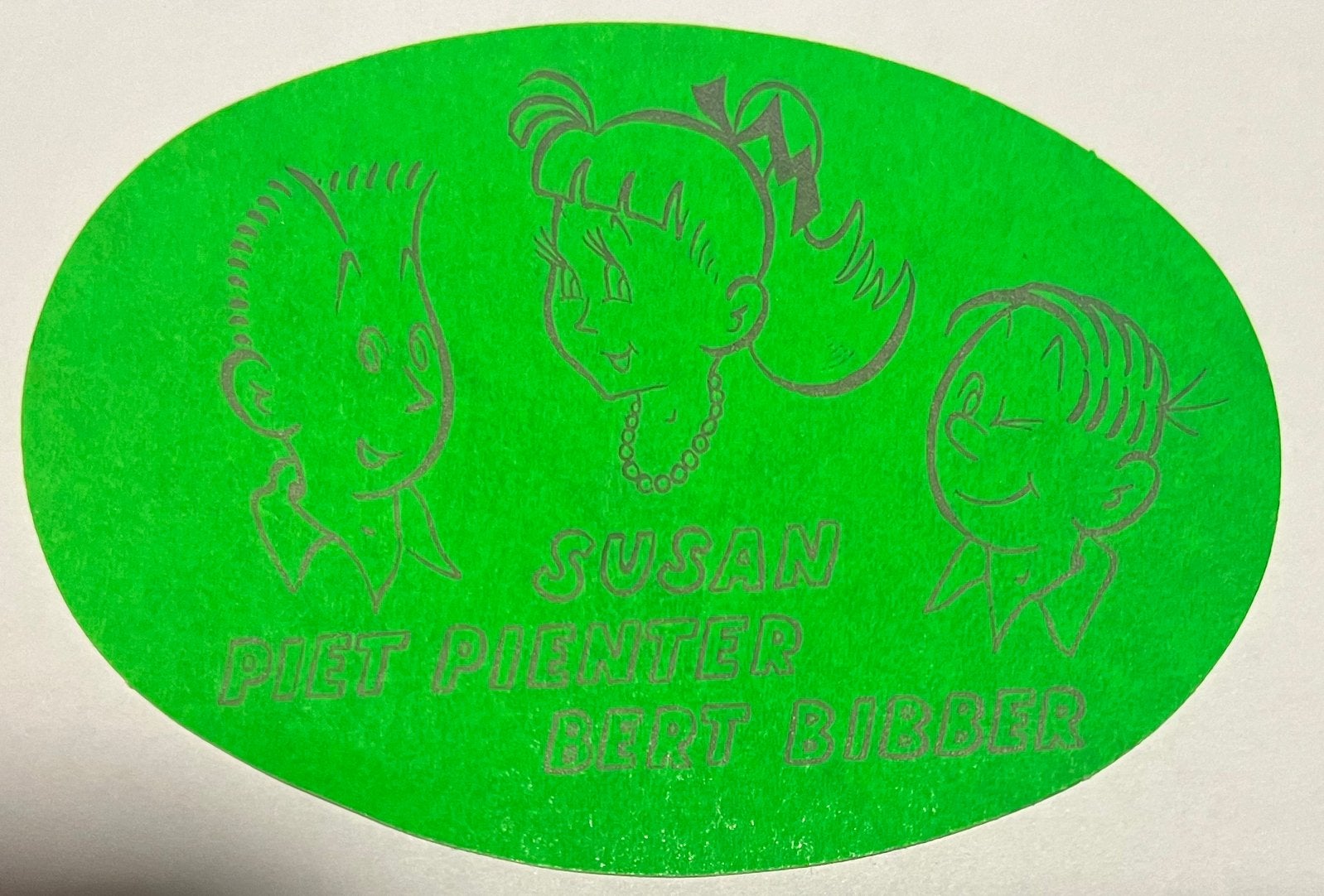 Piet pienter Bert Bibber Susan POM, Ophalen of Verzenden, Overige figuren, Zo goed als nieuw, Plaatje, Poster of Sticker