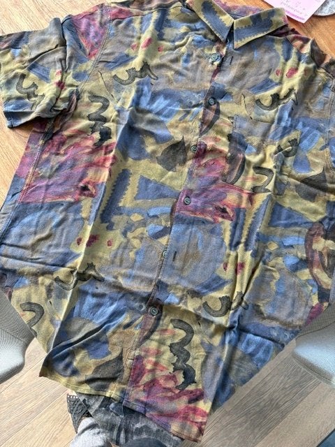 Hemd vintage maat XXL, BECO, Meerkleurig, Ophalen of Verzenden, Zo goed als nieuw
