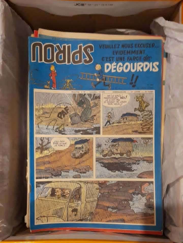 LOT DE SPIROU ANNEES 50, Enlèvement ou Envoi, 1940 à 1960, Journal ou Magazine
