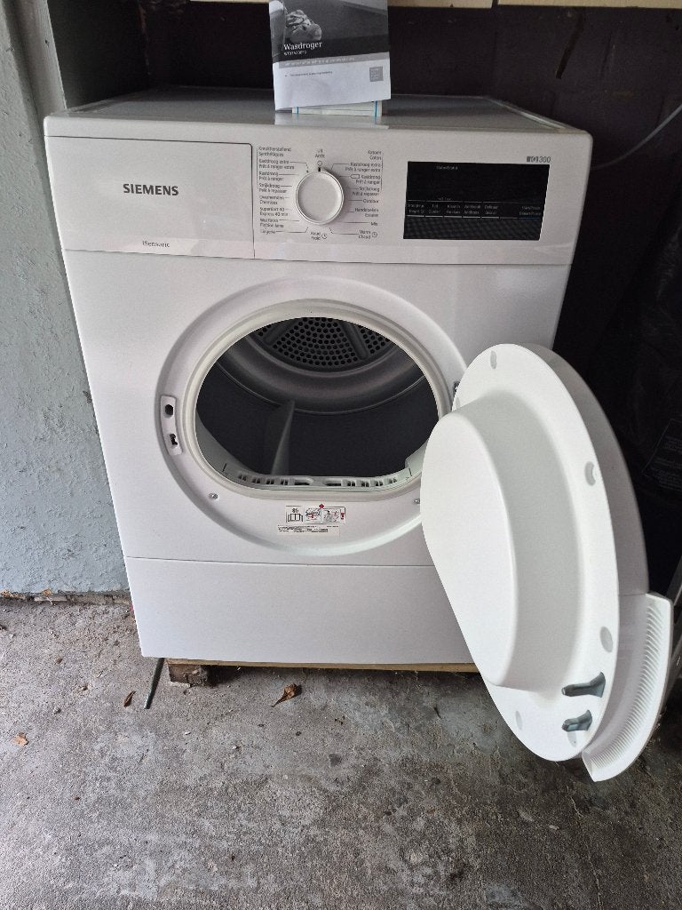 Droogkast Siemens met afvoer, Electroménager, Évacuation d'air, Chargeur frontal, Enlèvement, Utilisé