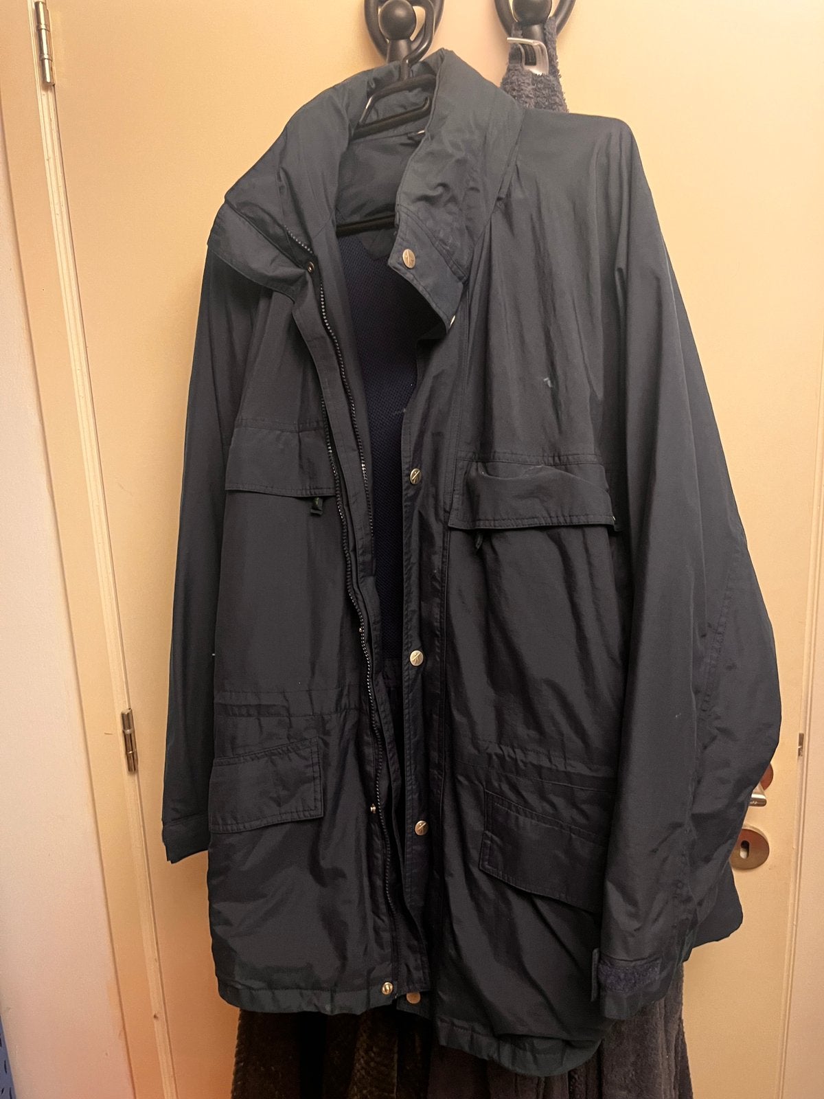 Imperméable bleu taille L, Enlèvement ou Envoi, Comme neuf, Taille 52/54 (L), Bleu