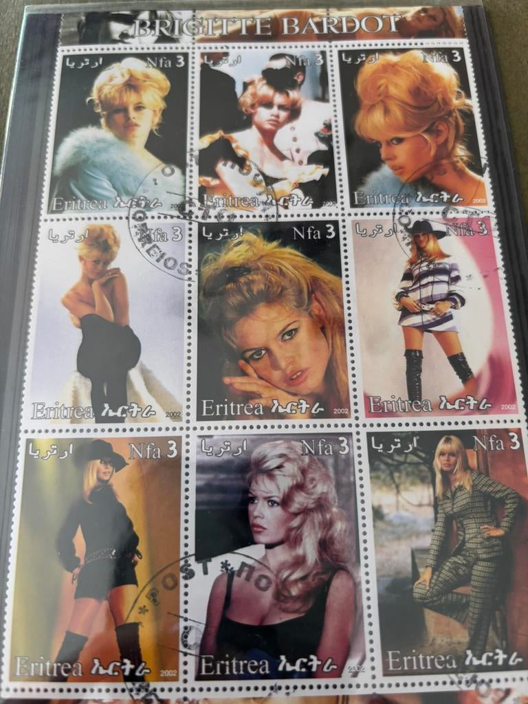 Postzegels Brigitte Bardot, Postzegels en Munten, Ophalen