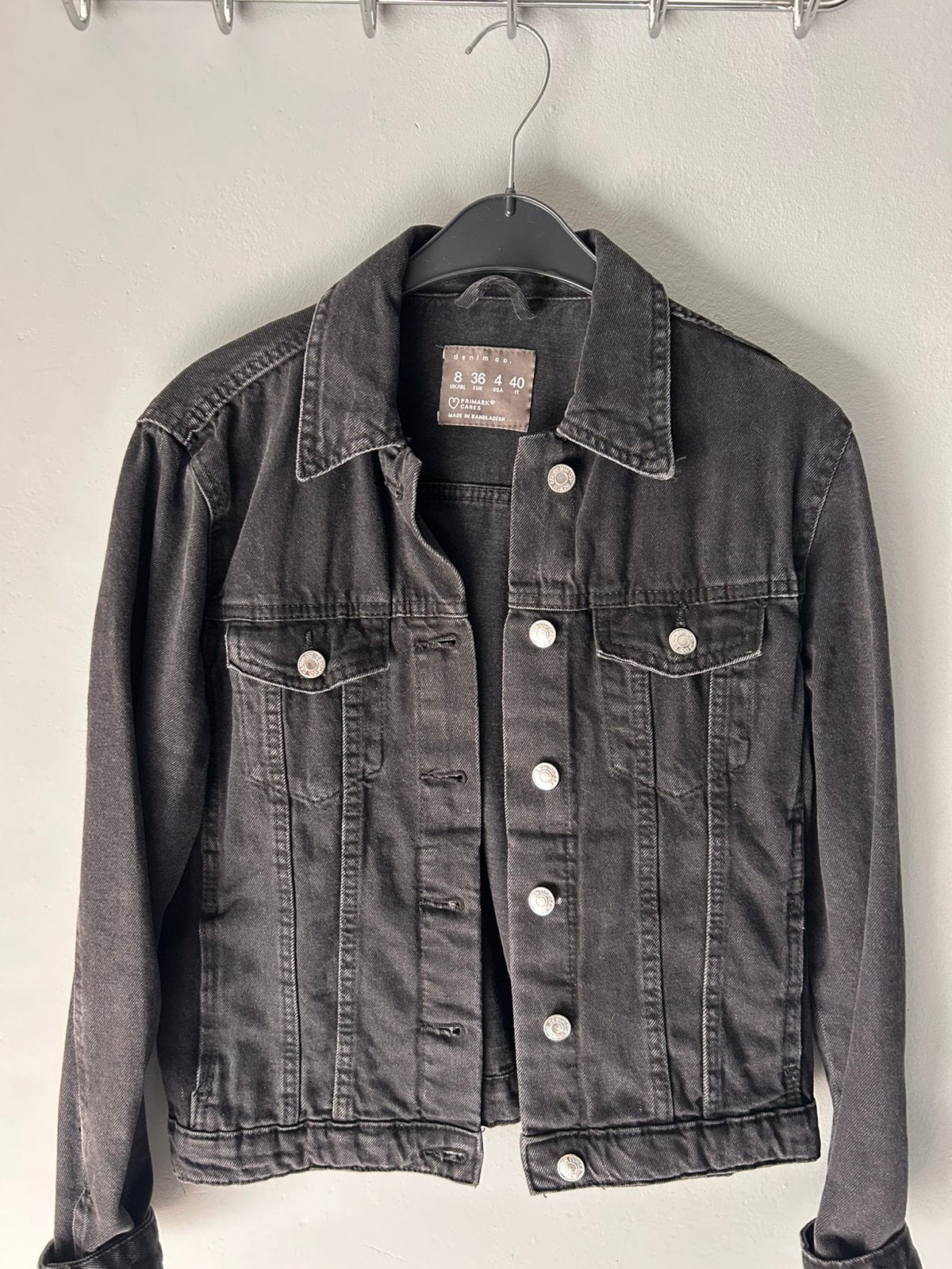 Jeans vest, Ophalen, Zwart, Nieuw, Jasje