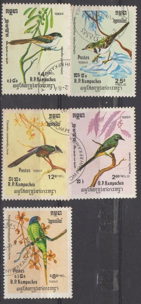 Kampuchea - Vogels 1984, Verzenden