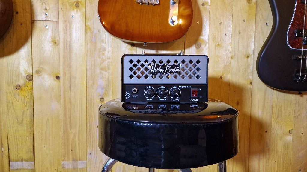 Harley Benton Mighty-5TH + baffle G112 – ampli lampes 5W, Musique & Instruments, Enlèvement, Comme neuf, Guitare, Moins de 50 watts