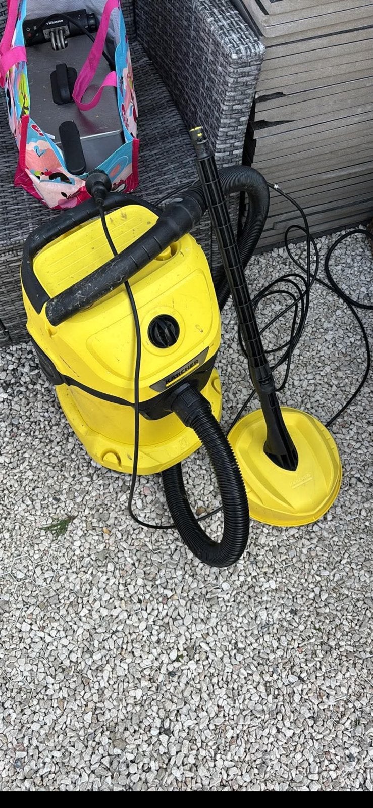 Droog natzuiger karcher, Gebruikt, Kärcher, Ophalen of Verzenden, Industriële stofzuiger