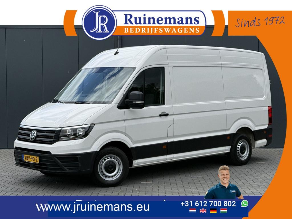 Volkswagen Crafter 2.0 TDI 141 PK / L3H3 / 1e EIGENAAR / ZEE, Auto's, Cruise Control, Wit, 191 g/km, Onderhoudsboekje