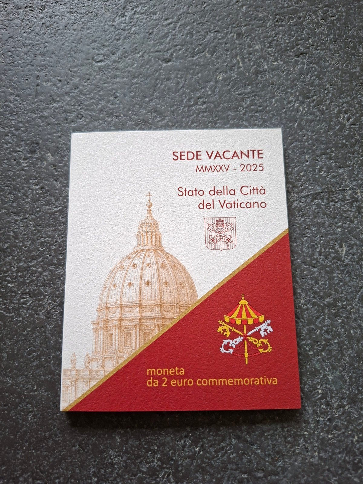 Vaticaanstad 2 euro 2025 Sede Vacante [coincard], Postzegels en Munten, Ophalen of Verzenden, Vaticaanstad, 2 euro
