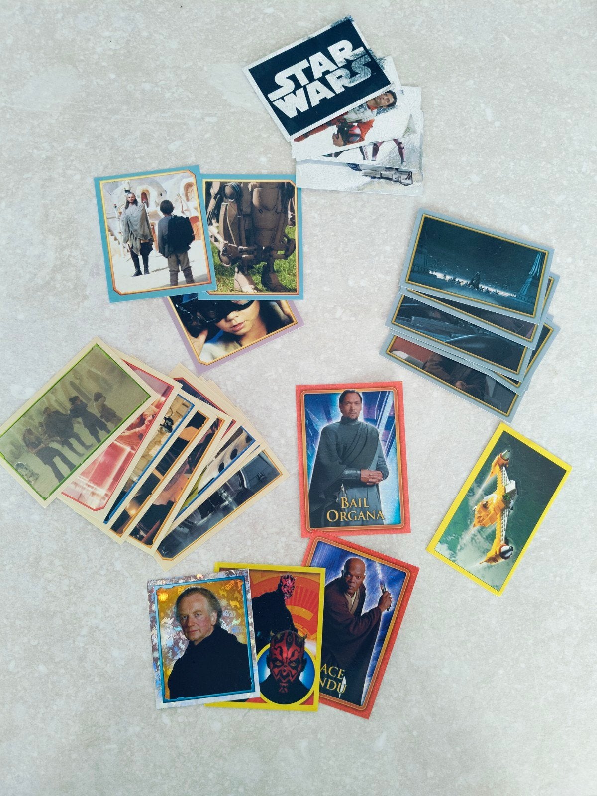 mix lot van 30 stickers star wars, Collections, Enlèvement ou Envoi