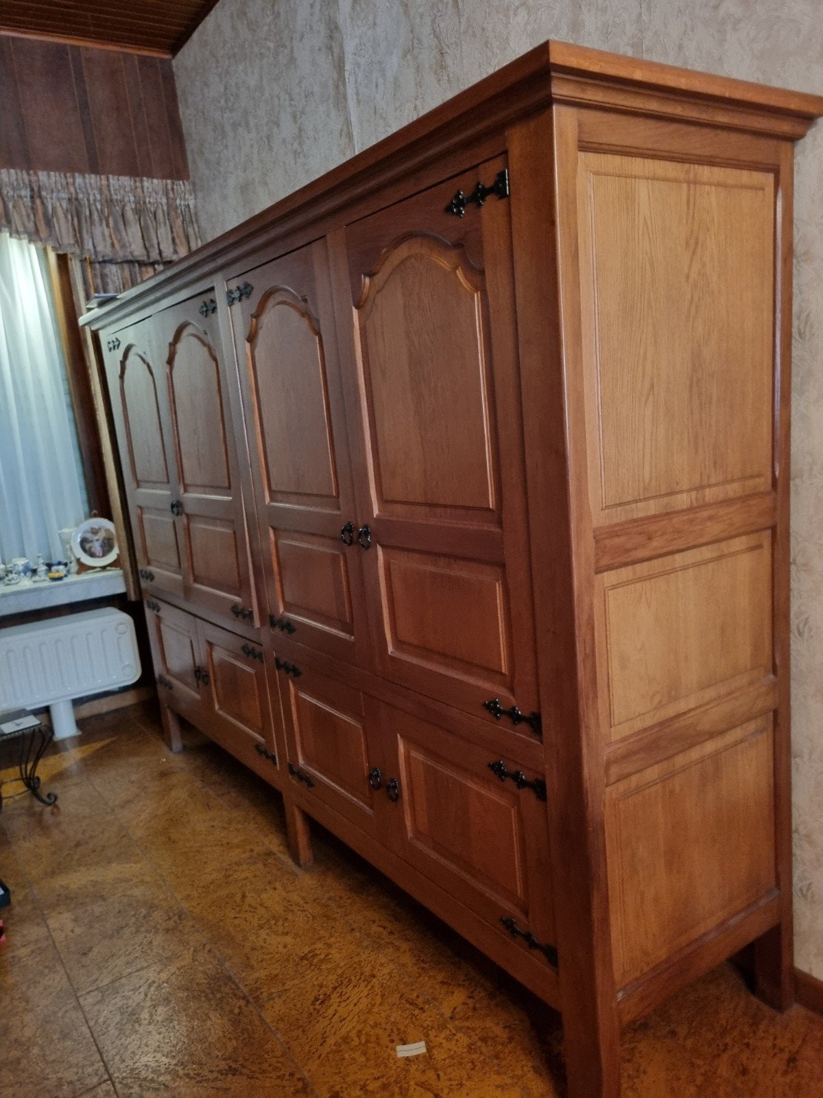 volle eiken kast handgemaakt, Antiek en Kunst, Antiek | Meubels | Kasten, Ophalen