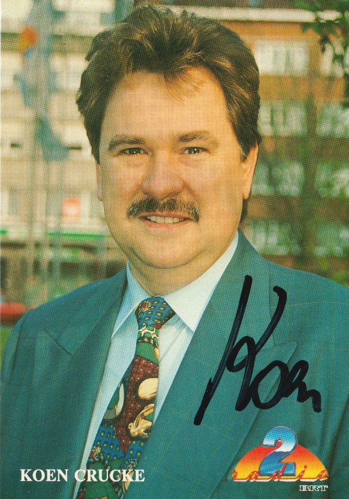 Koen Crucke - foto met handtekening - 1994, Verzamelen, Muziek, Artiesten en Beroemdheden, Ophalen of Verzenden, Zo goed als nieuw
