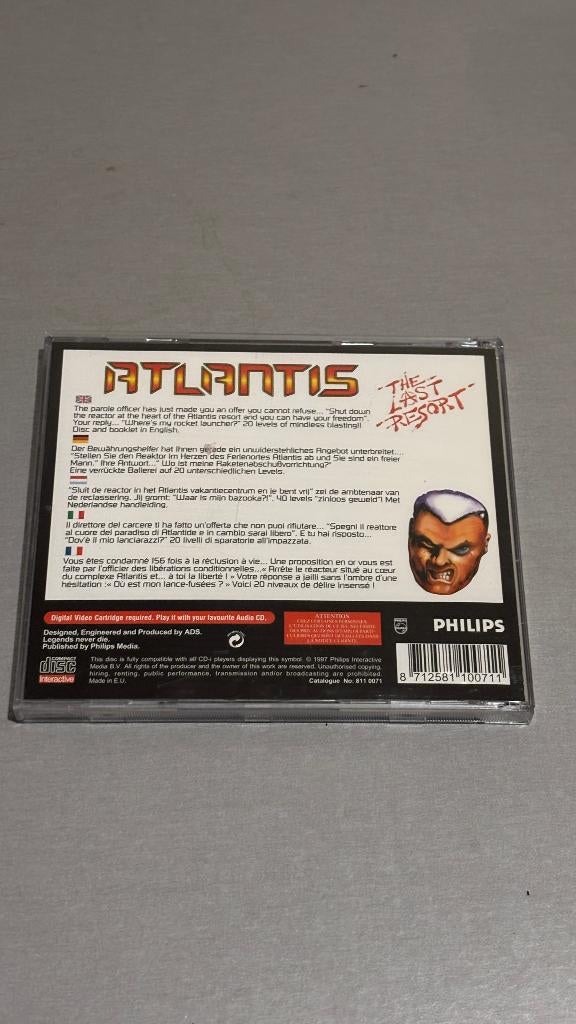 Atlantis The Last Resort Philips CD-i CIB, Enlèvement ou Envoi, Utilisé, Autres genres