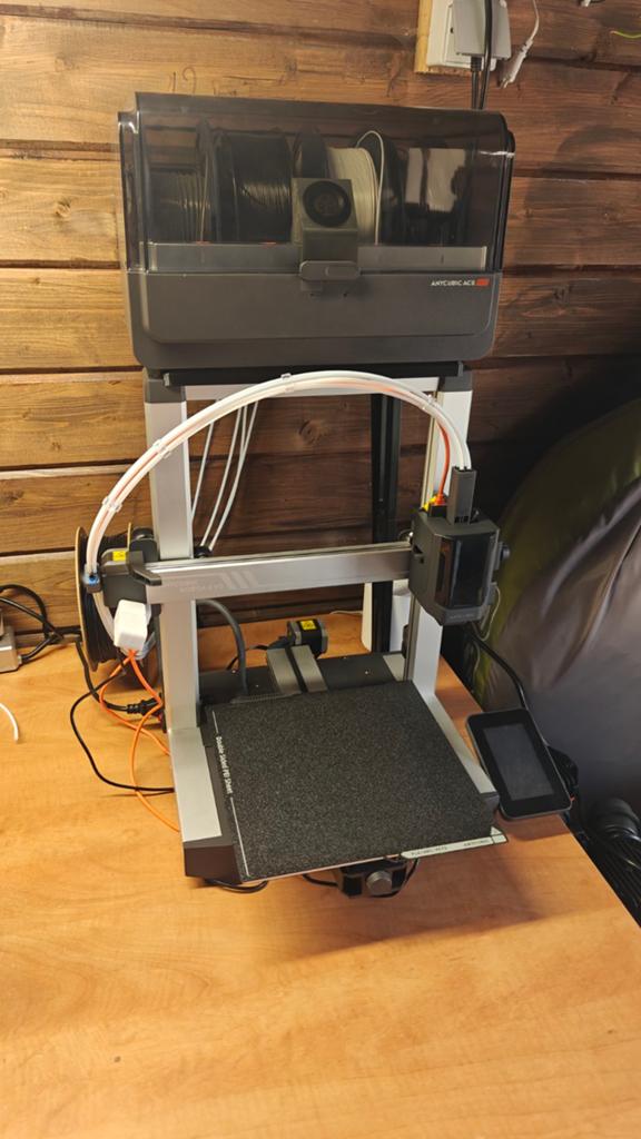 Anycubic kobra 3 V2 Combo Nieuwstaat 124 uur, Wi-Fi intégré, Comme neuf, Enlèvement, Filament
