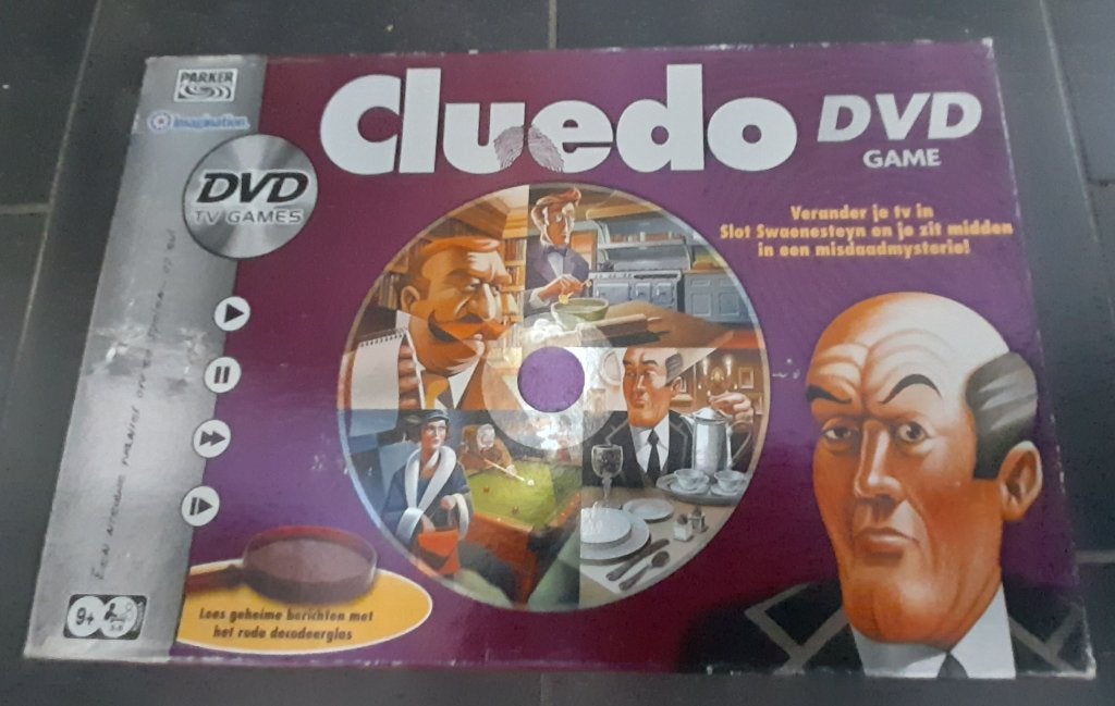 Spel: "CLUEDO - DVD", Hobby en Vrije tijd, Een of twee spelers, Ophalen of Verzenden, Zo goed als nieuw