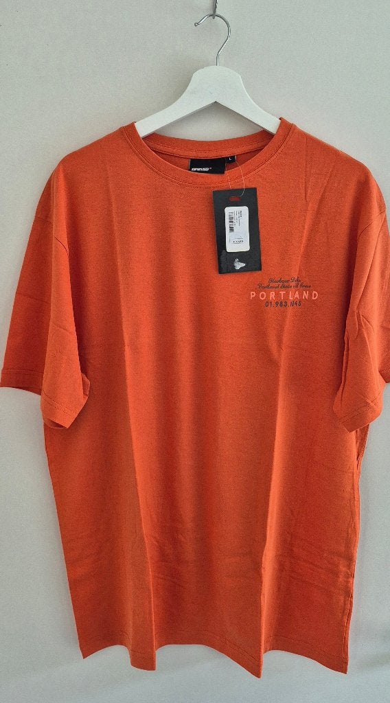 T-shirt gris en terre cuite - Taille L, Neuf, Greyes, Enlèvement ou Envoi, Autres couleurs