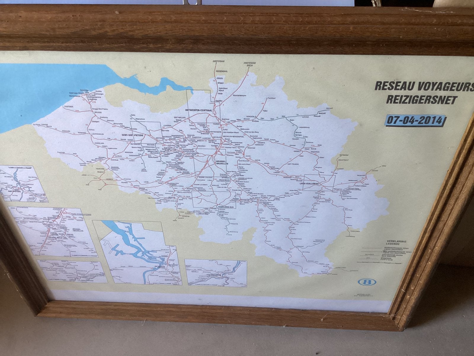 Réseau de passagers belge encadré, Enlèvement, Comme neuf
