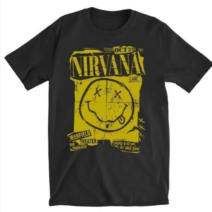 Band T-shirt Nirvana - Warfield Theater
