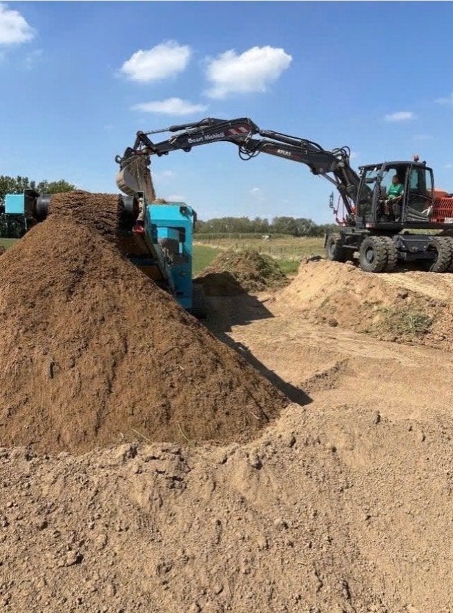 Extra teelaarde, Enlèvement, Compost