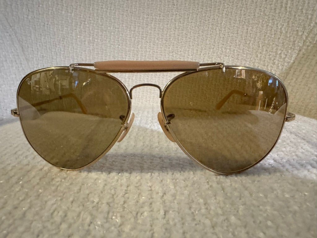 Vintage B&L Ray-Ban RB50 General Outdoorsman 62 zonnebril G4, Gebruikt, Zonnebril, Overige kleuren, Ophalen of Verzenden