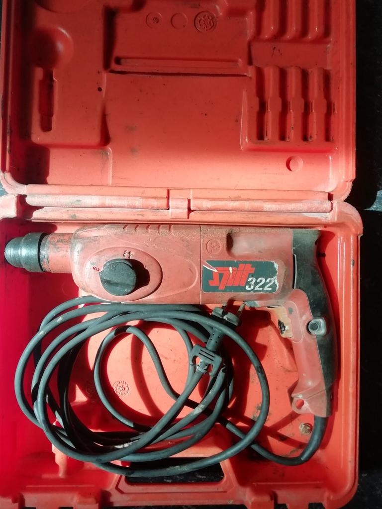 Spit Klopboormachine, Klopboormechanisme, Ophalen, Boormachine, Gebruikt