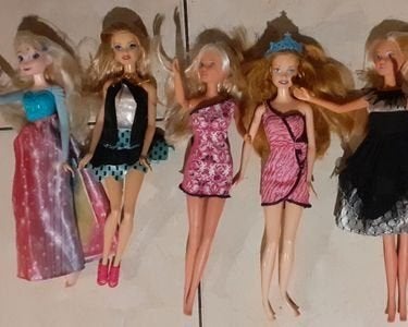 lot de 5 poupées, Enlèvement, Utilisé, Barbie