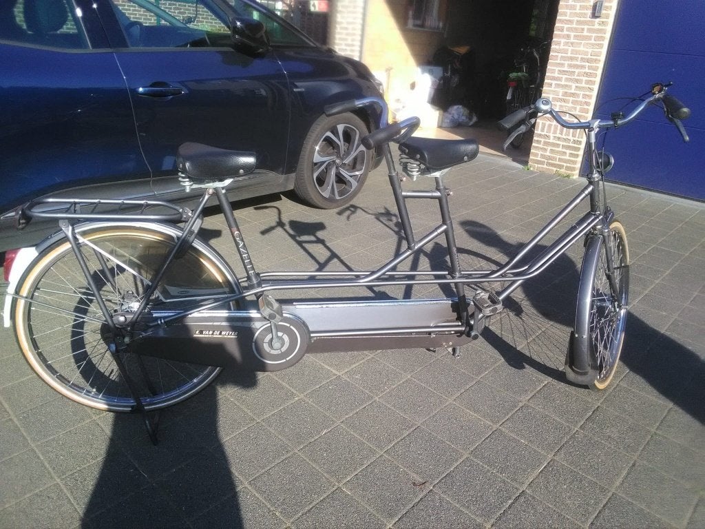Tandem, Vélos & Vélomoteurs, Frein à tambour, Moins de 10 vitesses, Enlèvement, Utilisé