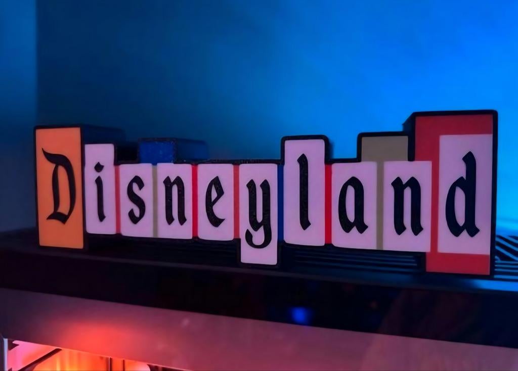 Vintage Disneyland lamp te koop., Ophalen of Verzenden, Nieuw, Overige typen