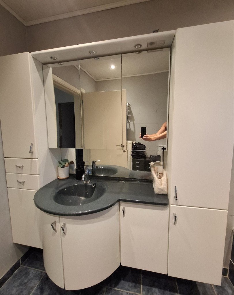 Badkamer meubel, 25 à 50 cm, Armoire à miroir, 150 à 200 cm, Utilisé
