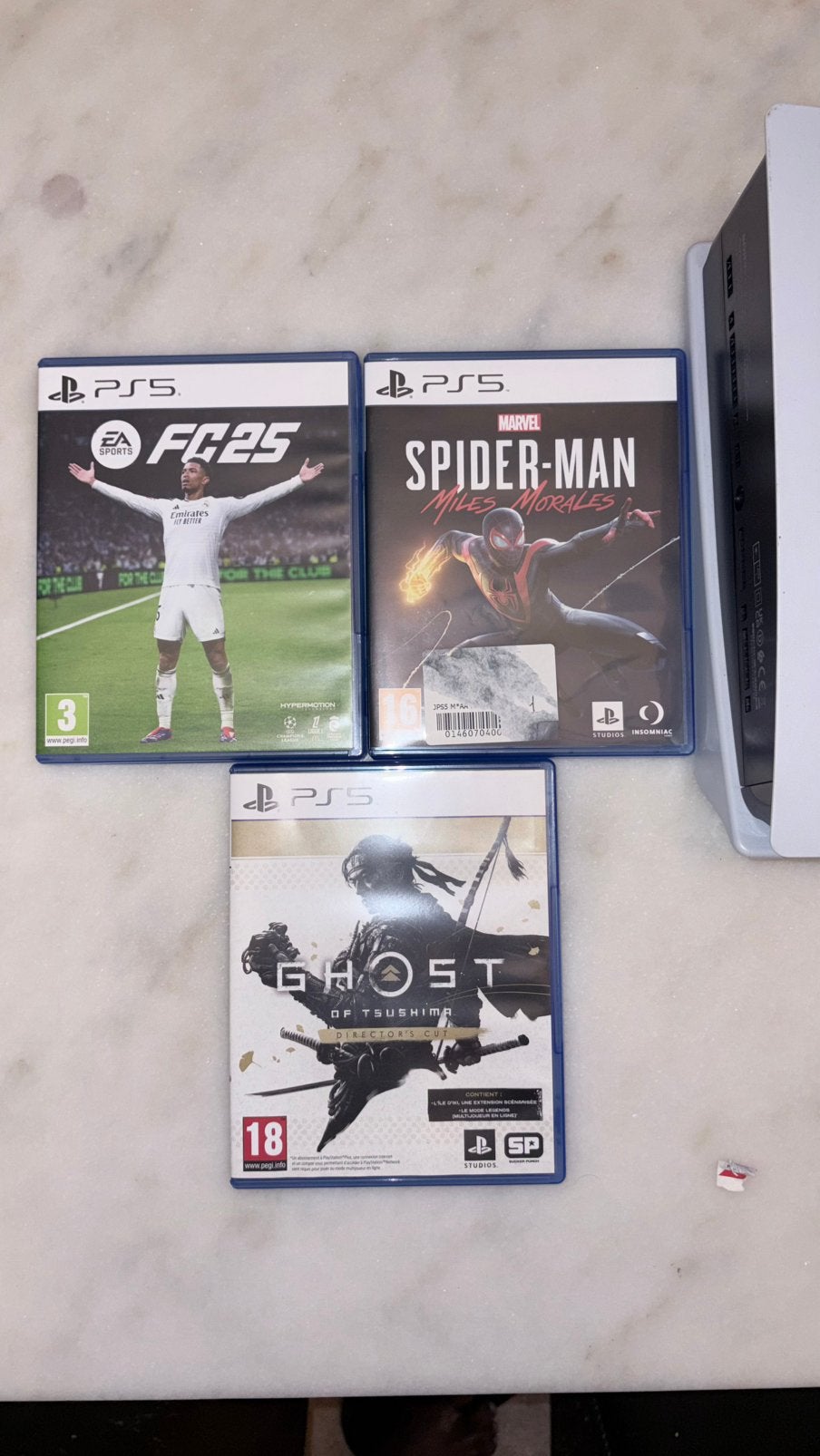 3 CD PS5, utiliser presque pas, Neuf, Online, Enlèvement ou Envoi, 2 joueurs