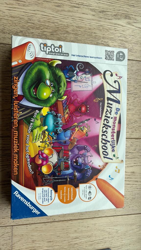 Tiptoi spel. De monsterlijke muziekschool., Ophalen, Zo goed als nieuw, Ontdekken