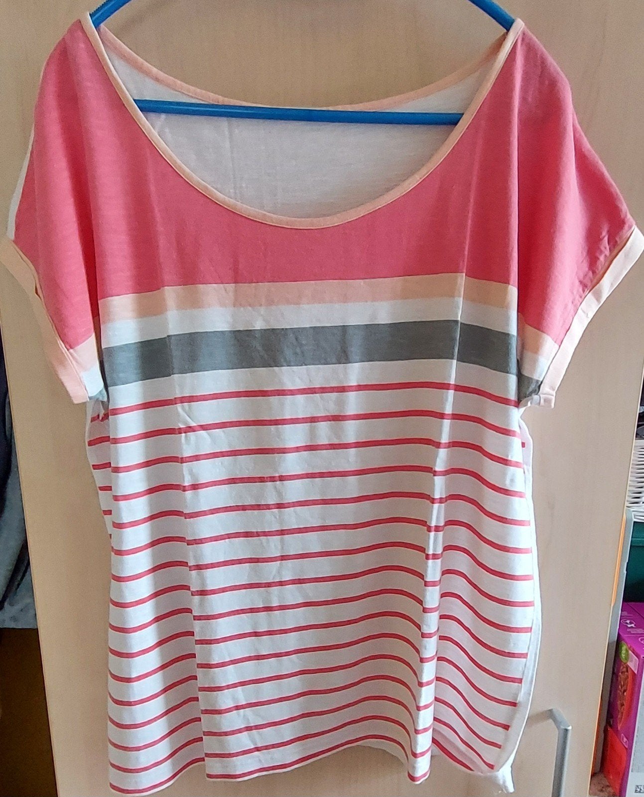blouse rouge et blanche 46, Kleding | Dames, T-shirts, Ophalen of Verzenden, Rood