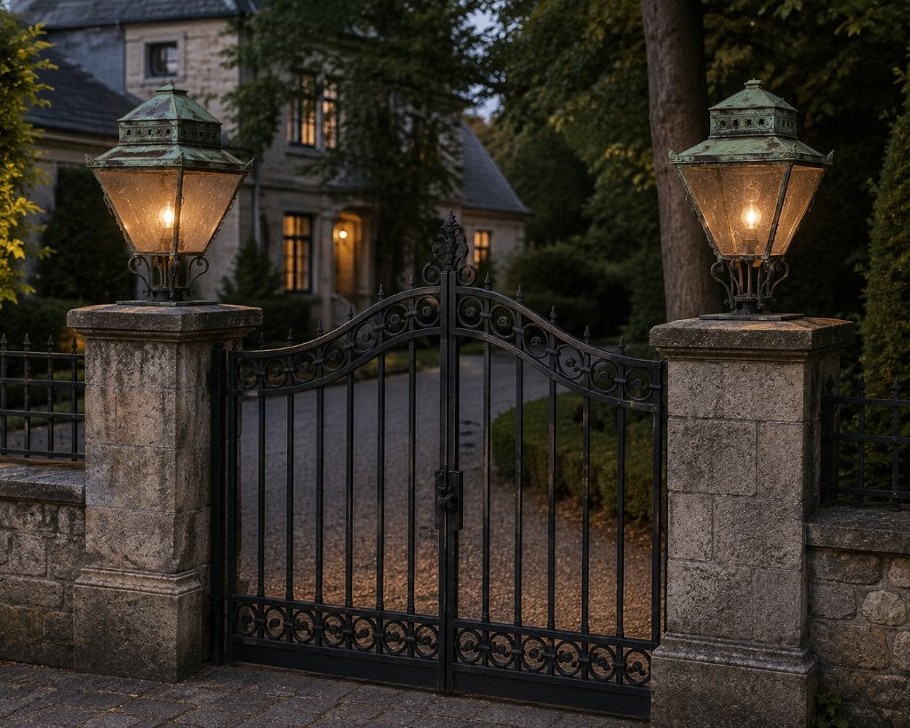 2 lanternes anciennes, très belle patine d'âge, Enlèvement