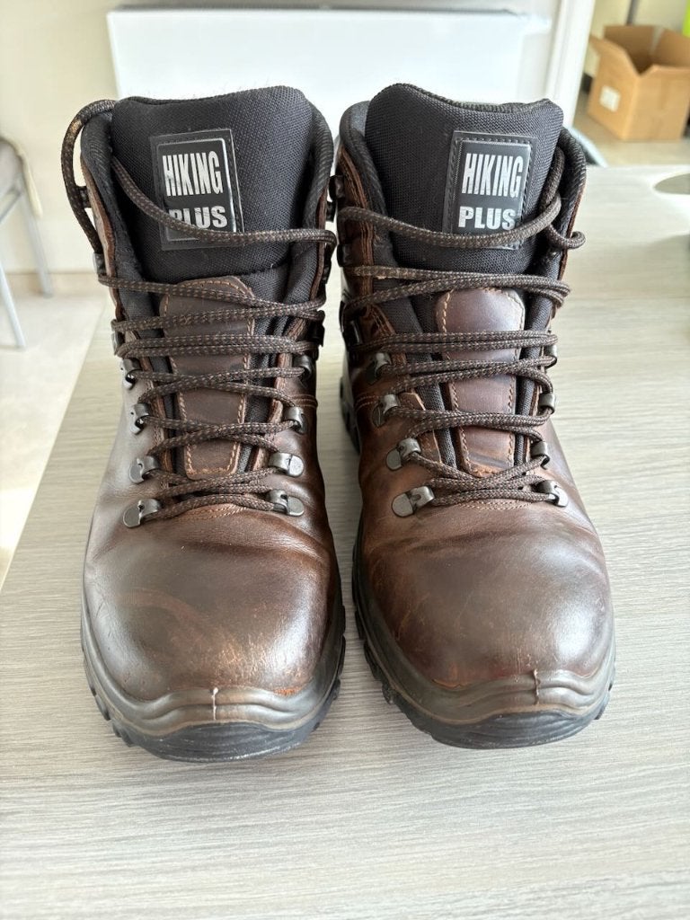 Zeer degelijke wandelschoenen HIKING PLUS, maat 44. Leder., Bruin, Zo goed als nieuw, Grisport Hiking Plus, Wandelschoenen