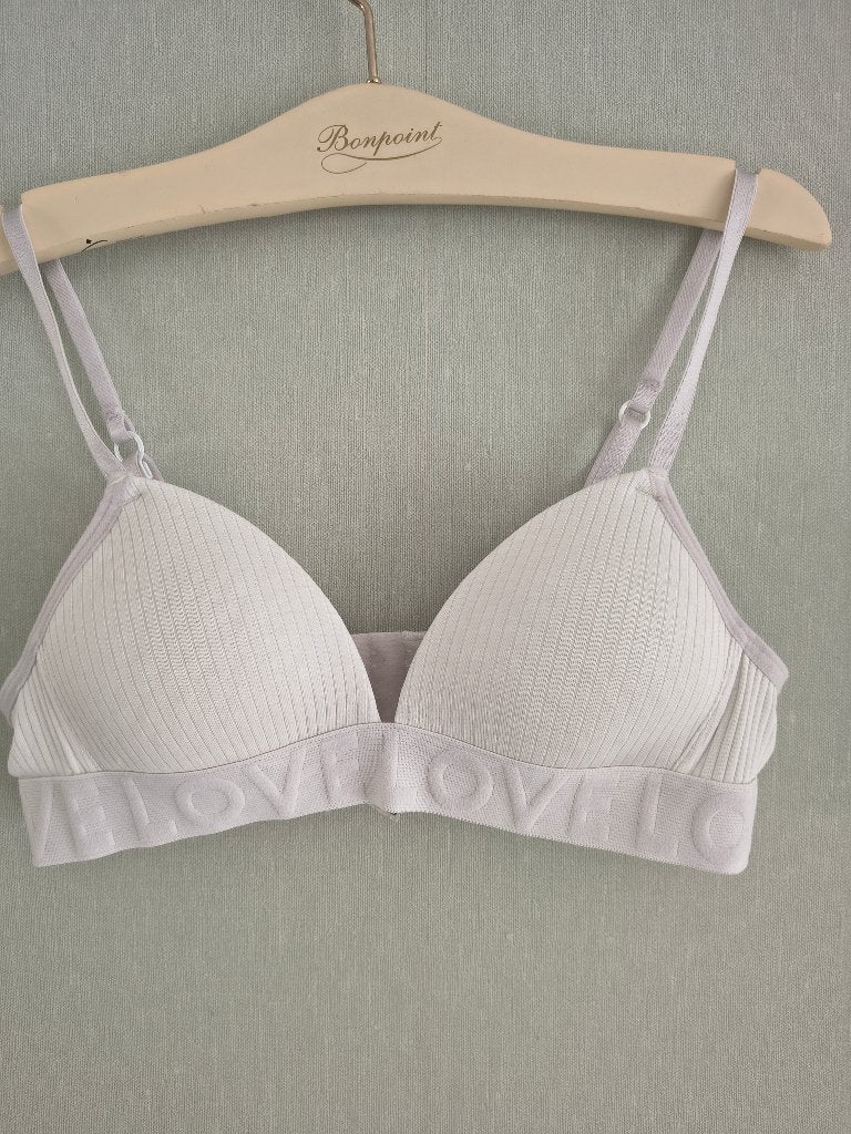 witte BH Love  Hema EUR 70AA, Kinderen en Baby's, Nacht- of Onderkleding, Gebruikt, Meisje, Ophalen of Verzenden