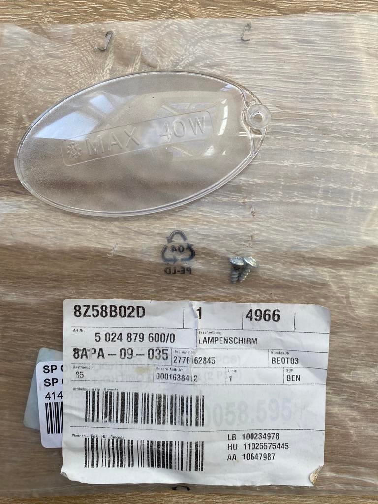 Glaasje voor zanussi dampkap - 5 euro, Hobby en Vrije tijd, Vergrootglazen, Loepen en Loeplampen, Ophalen, Nieuw