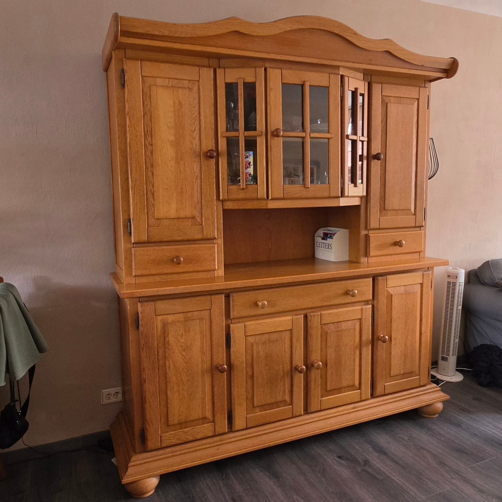 eiken buffetkast / toogkast, Huis en Inrichting, Ophalen, 200 cm of meer, 150 tot 200 cm, Eikenhout