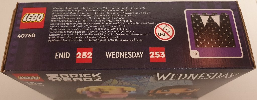 LEGO 40750 Wednesday en Enid - NIEUW & SEALED, BrickHeadz, Lego, Nieuw, Ophalen of Verzenden