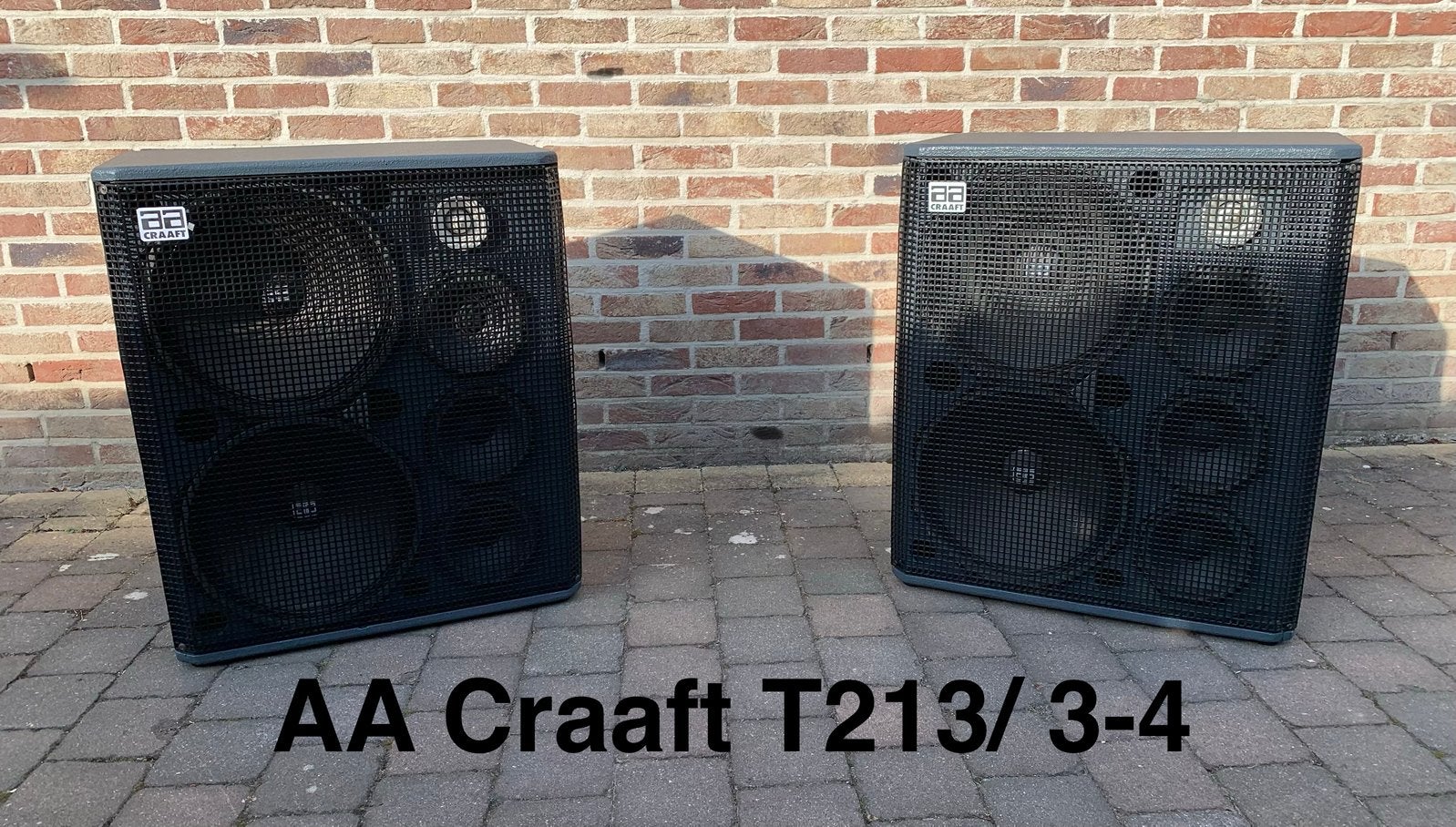 AA Craaft T213/3-4. 3-weg Full Range, Zelfzaam!, Audio, Tv en Foto, Speakerset, Zo goed als nieuw, Geschikt voor surround/home cinema