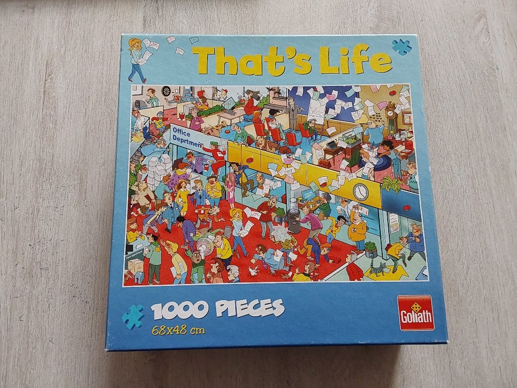 Puzzel that’s life 1000, Hobby en Vrije tijd, Ophalen of Verzenden, Zo goed als nieuw