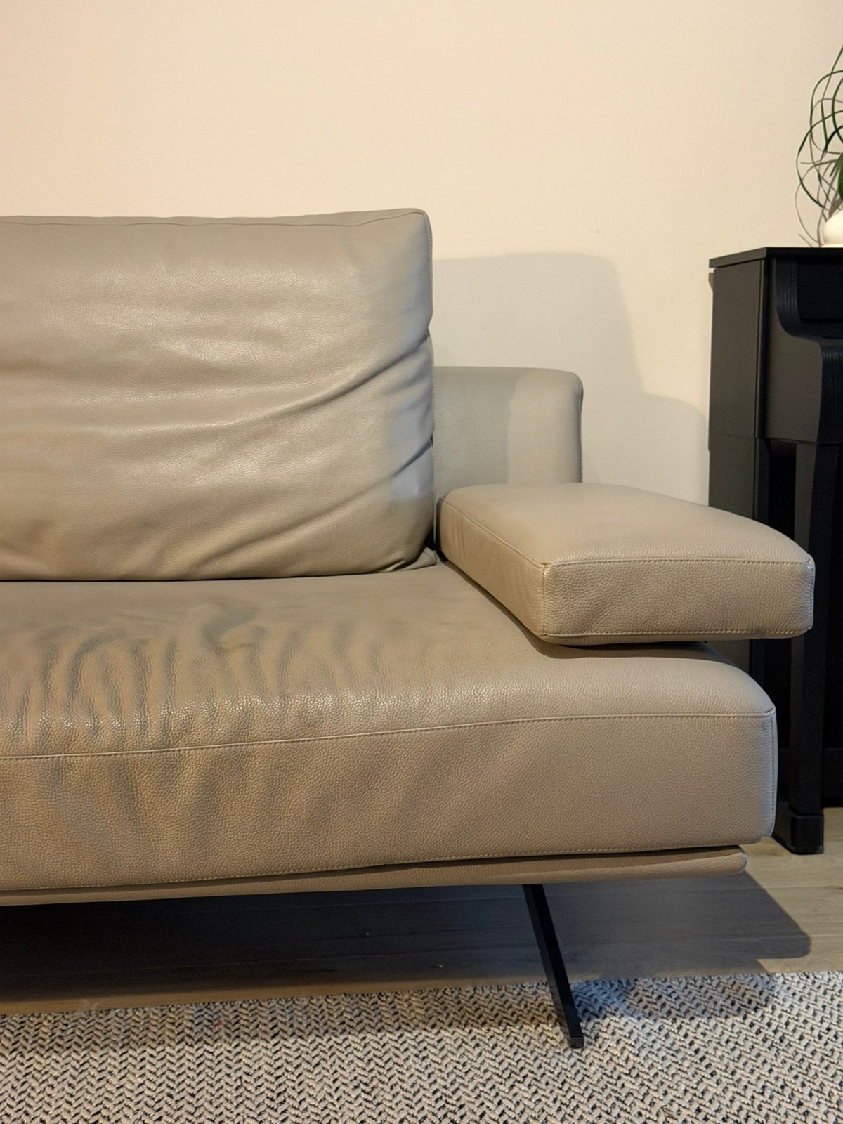 Olta Elixir design zetel — 4-zit — leder — 264x90x103cm, 250 à 300 cm, Quatre personnes ou plus, 125 à 150 cm, Enlèvement