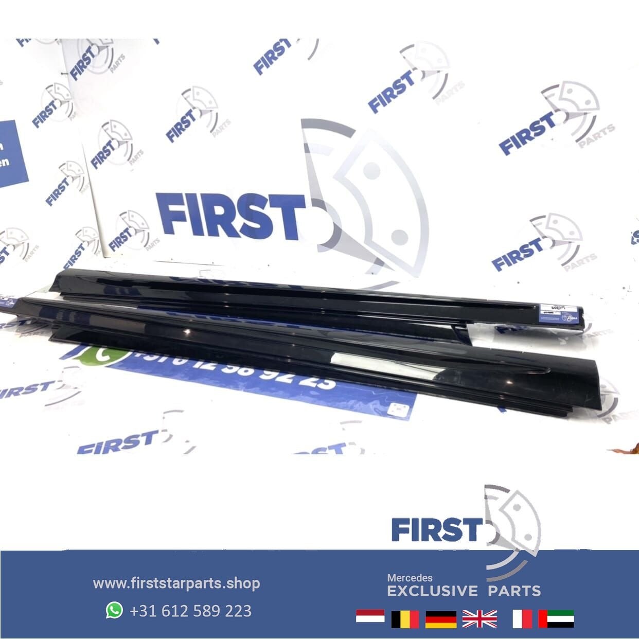 W205 sideskirts dorpel lijsten Mercedes C Klasse 2014-2021 z, Utilisé, -, -, Enlèvement ou Envoi