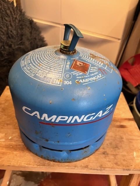 Campingaz 904 gascartouche gasfles navulbaar, Caravans en Kamperen, Kampeeraccessoires, Ophalen, Gebruikt