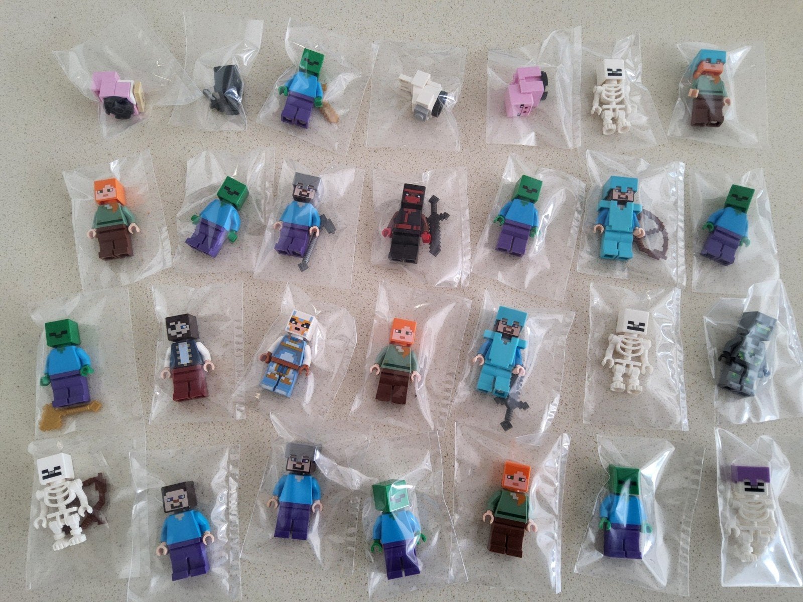 Lot Lego Minifiguren Minecraft, Ophalen of Verzenden, Lego, Minecraft